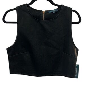 Kirious Los Angeles Faux Snake Print Sleeveless Top